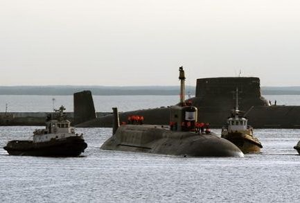 Tàu ngầm hạt nhân chiến lược lớp Borey do Nga chế tạo chạy thử trên biển